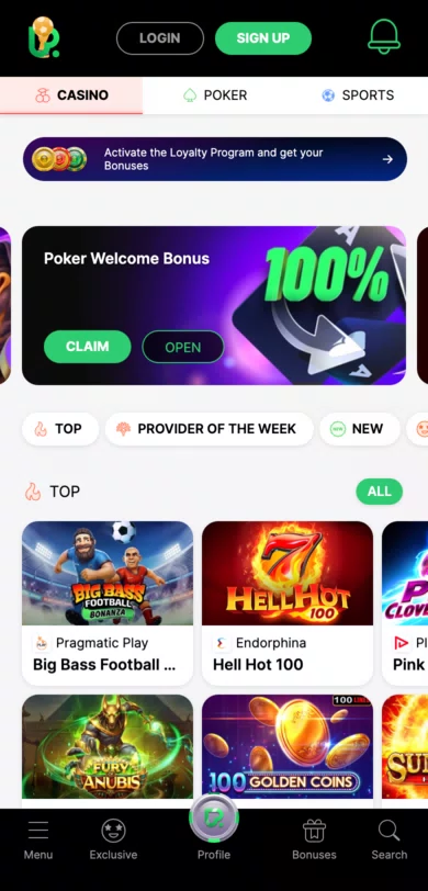 Home page