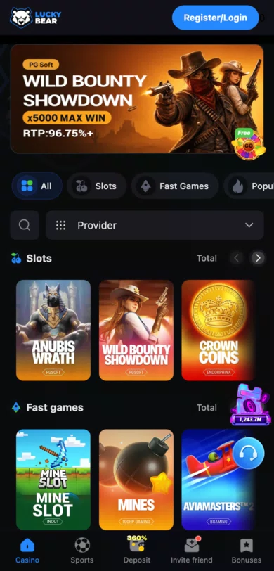 Home page