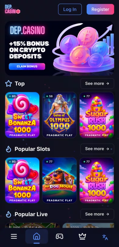 Home page