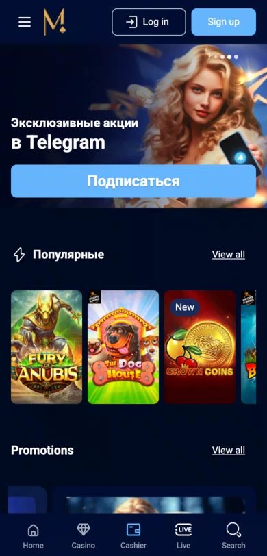 Home page