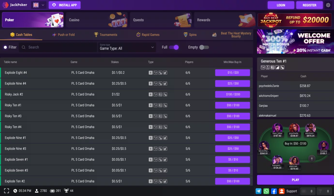 Home page